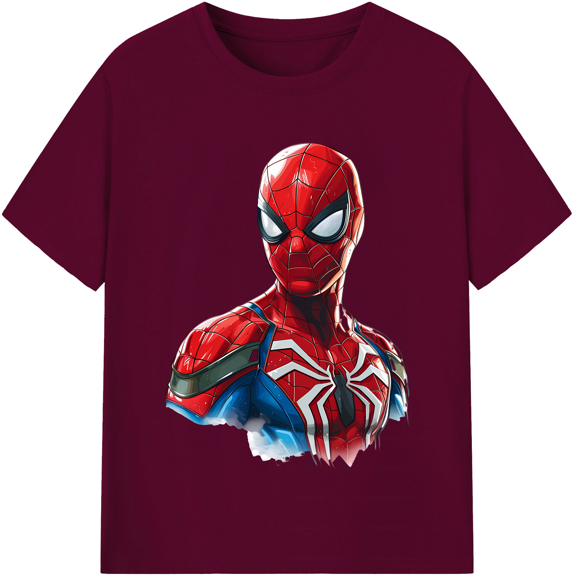 （画像用） Spider Man スパイダーマン レディースカジュアルプリントTシャツ（綿100％）